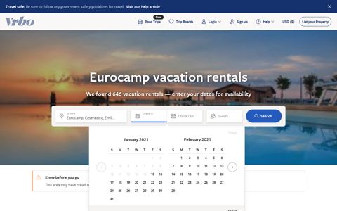 Eurocamp Vacation Rentals: villa rentals & more | Vrbo