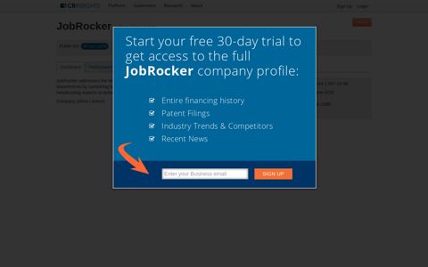 JobRocker - CB Insights