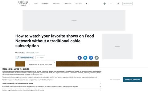 How to watch Food Network online without cable - Business ...