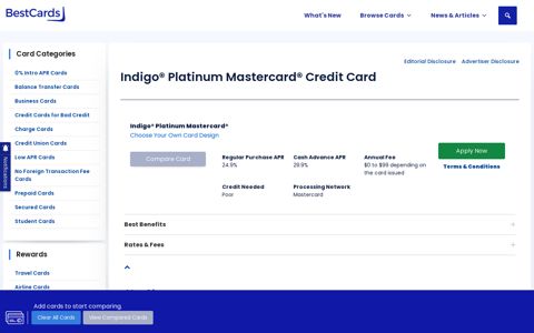 Indigo Platinum Mastercard: Can It Help You Build Credit ...