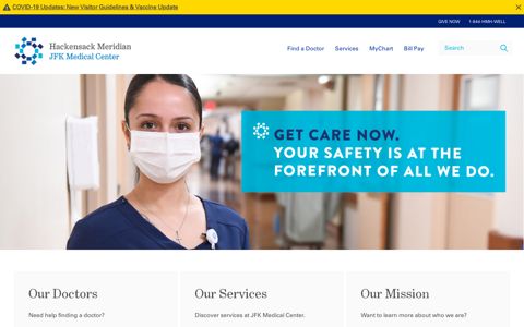 JFK Medical Center: Home Page