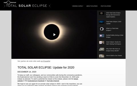 Total Solar Eclipse: Free Online Teaching and Learning ...