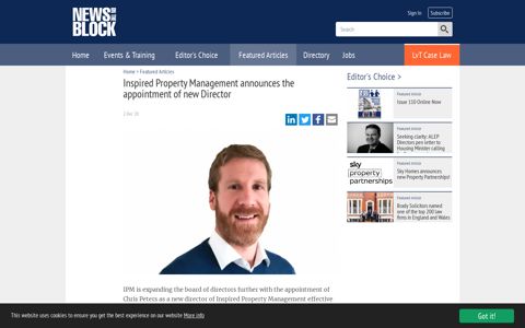 Inspired Property Management announces the appointment of ...