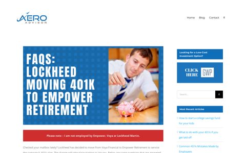 FAQs: Moving 401k to Empower Retirement - The Aero Advisor