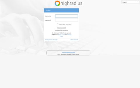 HighRadius - ReceivablesRadius