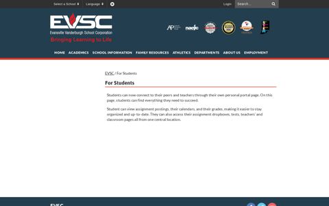 For Students - EVSC