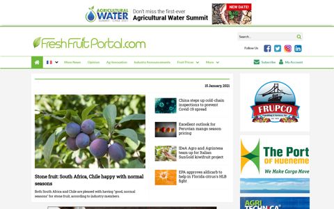 FreshFruitPortal.com: Fruit and Vegetable News From Around ...