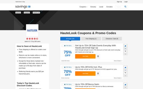 89% Off HauteLook Coupons, Promo Codes & Deals 2020 ...