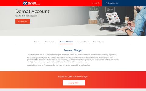 Demat Account Fees and Charges - Kotak Mahindra Bank