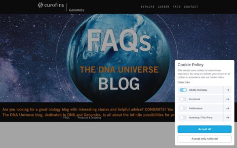 Products & Ordering FAQs - Eurofins Genomics BLOG