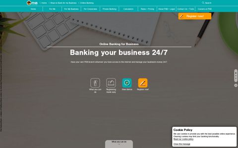Online Business Banking - Banking Channels - FNB