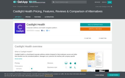 Castlight Health Pricing, Features, Reviews & Comparison of ...