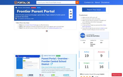 Frontier Parent Portal