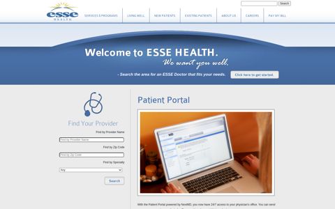 Patient Portal - Esse Health