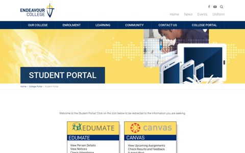Student Portal - Endeavour College