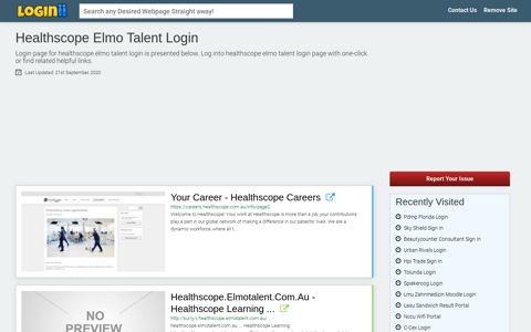 Healthscope Elmo Talent Login - Loginii.com