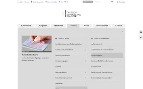 Elektronische Einreichung via Bundesbank ExtraNet ...