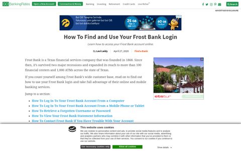 How To Find and Use Your Frost Bank Login | GOBankingRates
