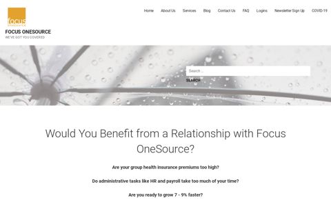 Focus OneSource | Iowa PEO | Employee Benefits | HR ...