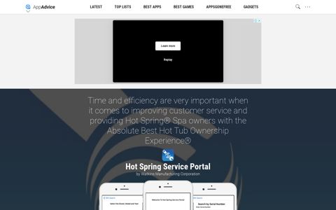 Hot Spring Service Portal by Watkins ... - AppAdvice
