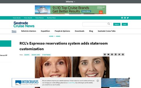 RCL's Espresso reservations system adds stateroom ...
