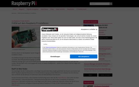 FHEM auf dem Raspberry Pi installieren - Raspberry Pi Geek