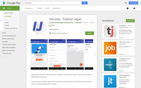 InfoJobs - Publicar vagas – Apps no Google Play