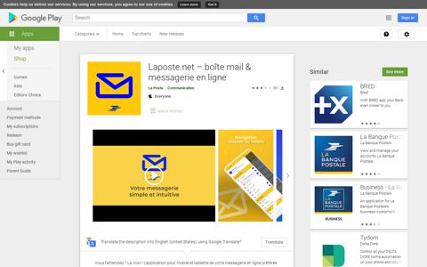 Laposte.net – boîte mail & messagerie en ligne - Apps on ...