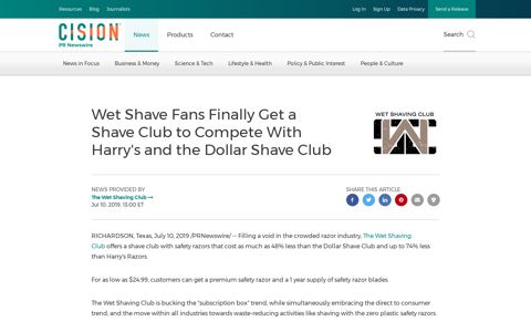 Wet Shave Fans Finally Get a Shave Club to Compete With ...