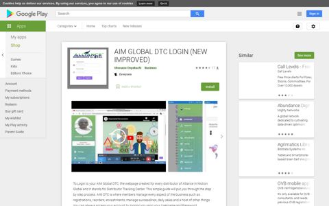 AIM GLOBAL DTC LOGIN (NEW IMPROVED) - Apps on ...
