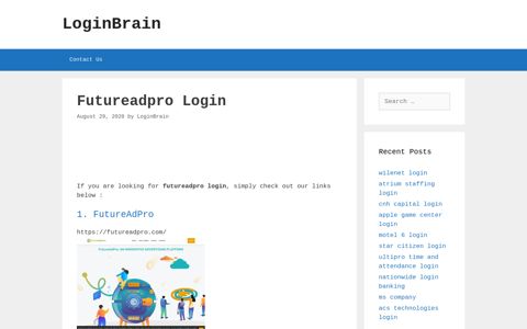 futureadpro login - LoginBrain