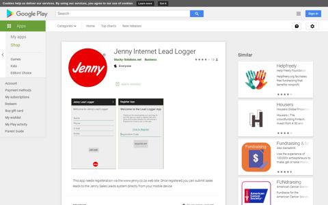 Jenny Internet Lead Logger - Apps on Google Play