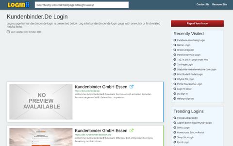 Kundenbinder.de Login | Accedi Kundenbinder.de - Loginii.com