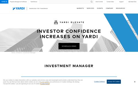 Investment Manager – Yardi Systems Inc.