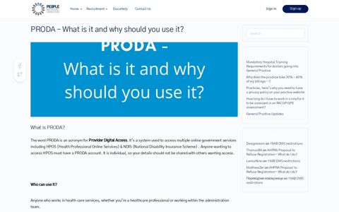 PRODA – What is it and why should you use it? – People ...