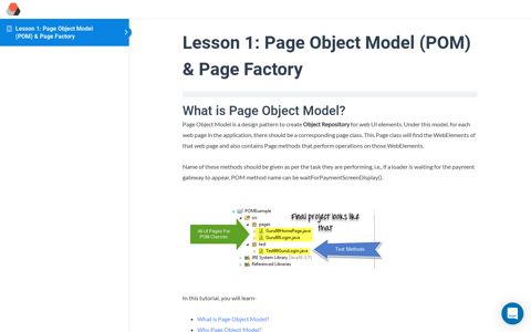Lesson 1: Page Object Model (POM) & Page Factory – Test Pro