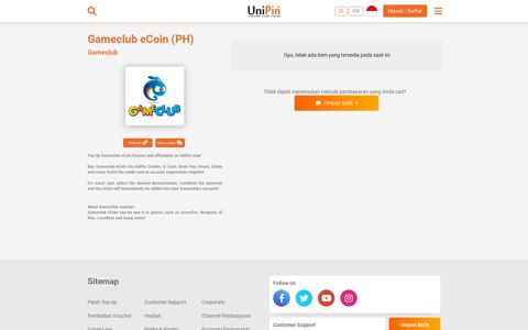 Gameclub eCoin (PH) - UniPin