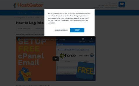 How to Log into Webmail | HostGator Support