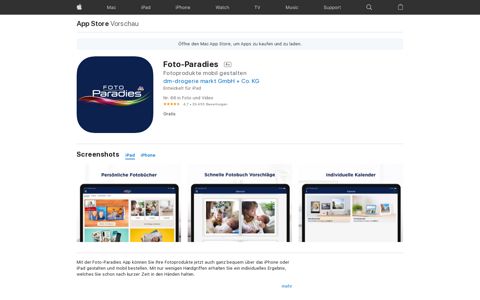 ‎Foto-Paradies im App Store