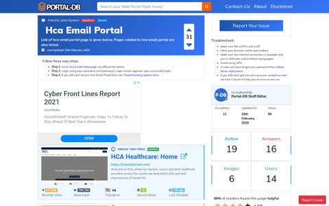 Hca Email Portal