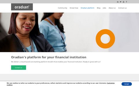 Instafin - our platform for your digital transformation | Oradian