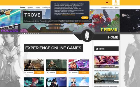 Free2Play Online- & Browsergames - MMOGs & mehr | gamigo