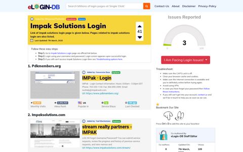Impak Solutions Login - A database full of login pages from all ...