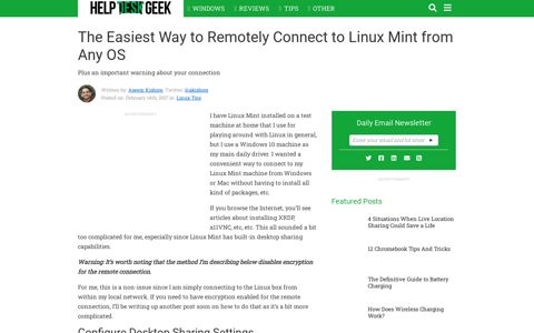 The Easiest Way to Remotely Connect to Linux Mint from Any ...