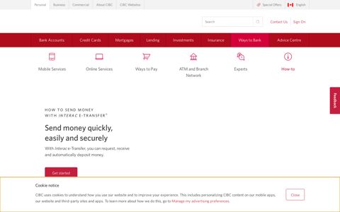 How to send and receive money with Interac e-Transfer at CIBC