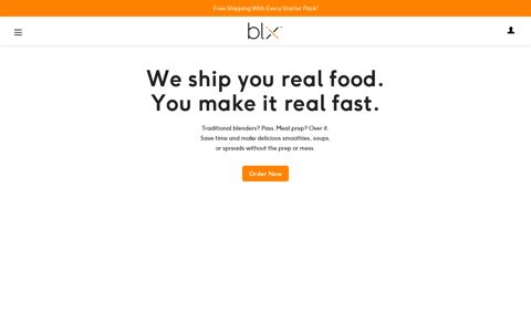 Blix | Real food at the touch of a button.