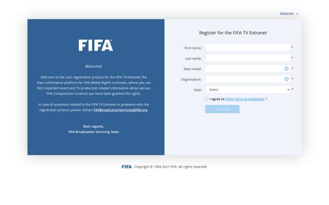 FIFA TV Extranet - FIFA Extranet