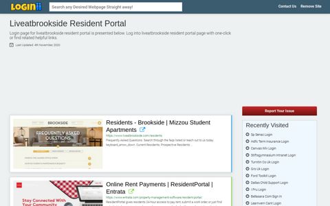 Liveatbrookside Resident Portal - Loginii.com