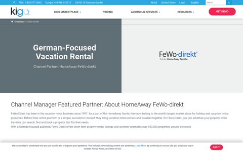 FeWo-direkt - Portal for Vacation Rental Listings | Kigo