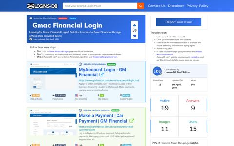 Gmac Financial Login - Logins-DB